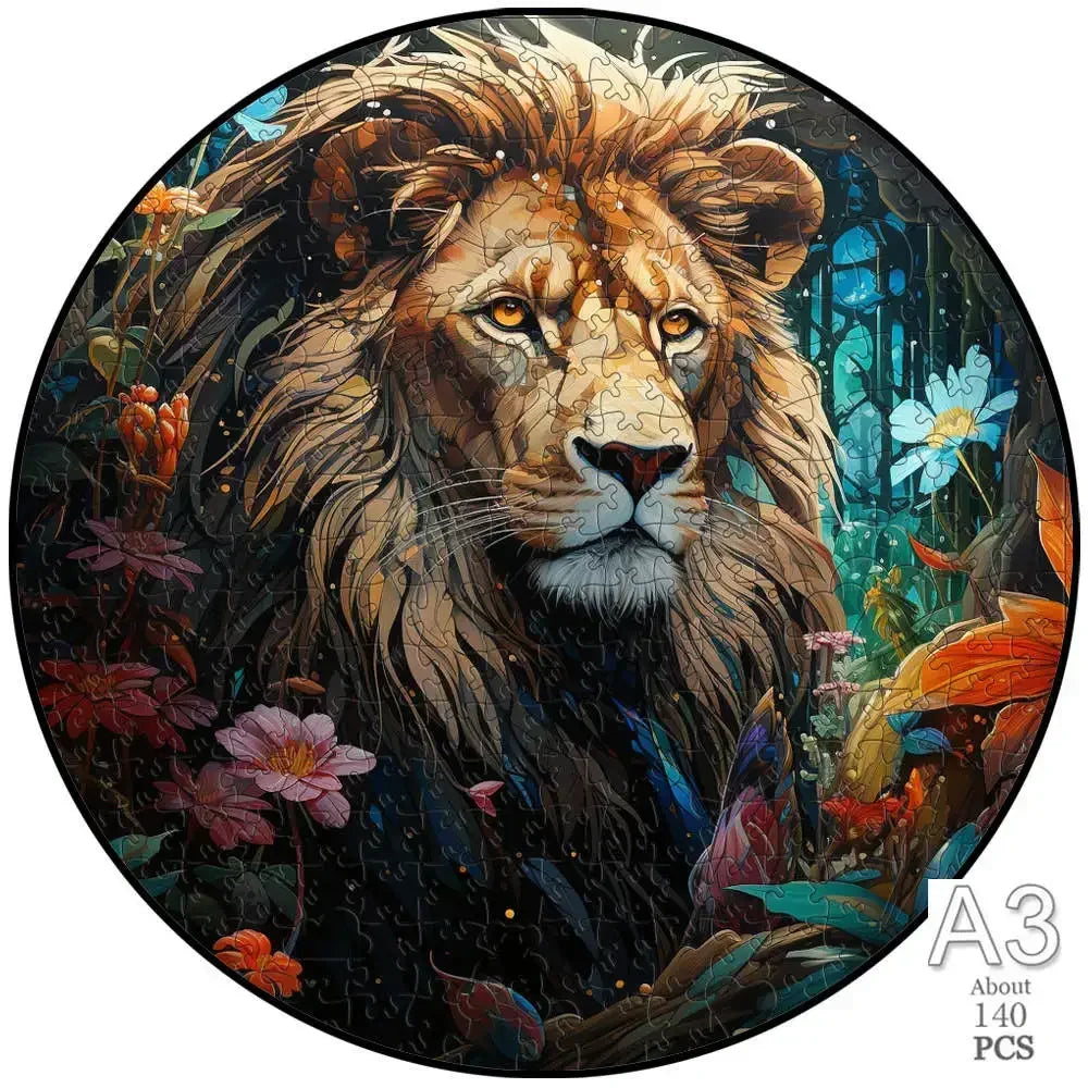 Fox Montessori Educational Toys for Children Wooden Puzzles Brain Trainer Children Games Animal Puzzle Toys Board Set Toy