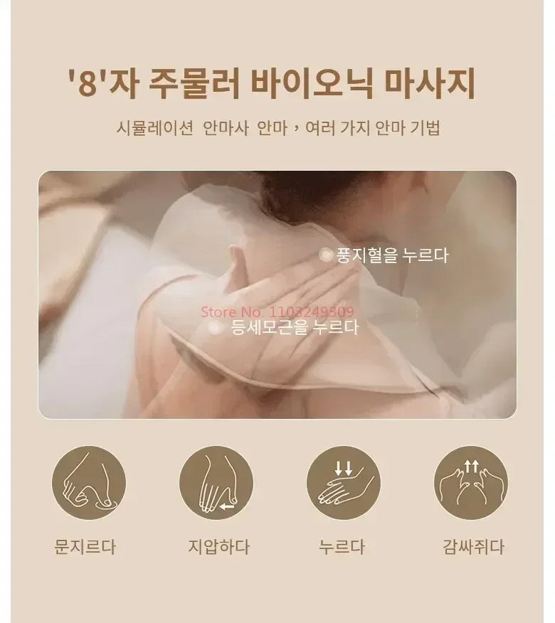 Shoulder And Neck Massager Korea 26 Bldc Massager Shoulder And Neck Multifunctional Kneading Hot Compress Massage Shawl