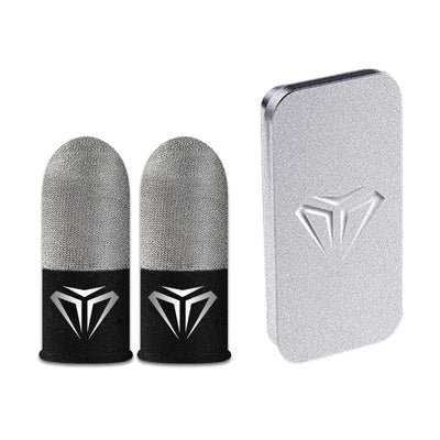 Slim Finger Gloves for Gamers Slim Portable Lightweight Fingertip Covers with Storage for Case Wear Resist Fingertip for