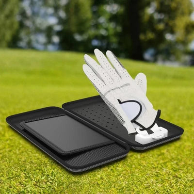Golf Glove Case Glove Box with Glove Holder Golf Accessories Storage Golfs Tees Golf Balls Markers for Golfer