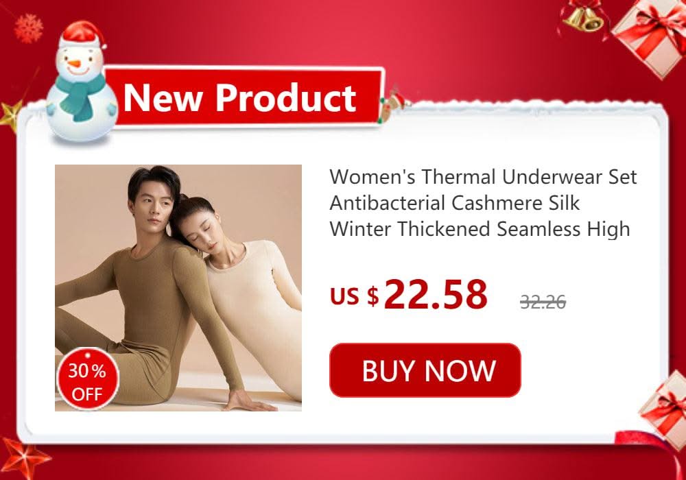 Women's Seamless Thermal Clothing Set 2 Pieces | Thick Double Layer Thermal Under Wear For Winter