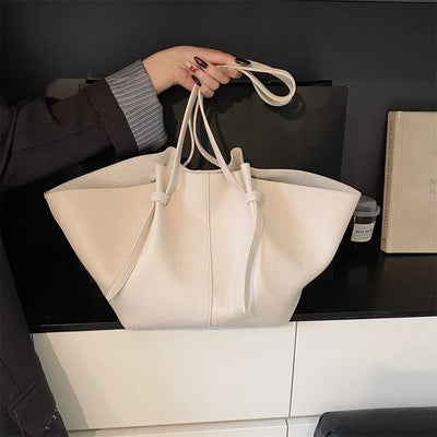Branded Designer Shoulder Tote Bags For Women Soft PU Leather 2-IN-1 Big Capacity Shopper Tote Set 2025 Luxury Designer Handbags