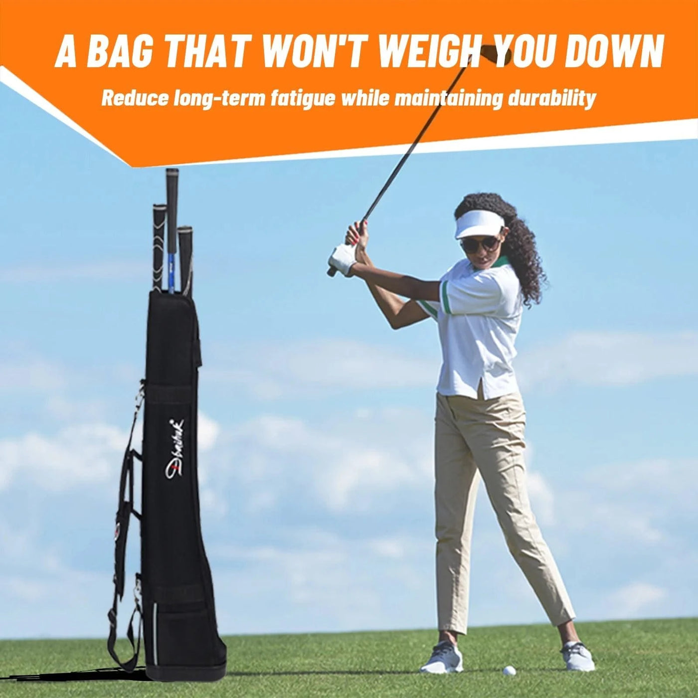 Sunday Golf Bag – Lightweight Portable with Durable Zipper Design for Men & Women