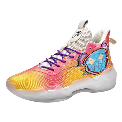 Basketball shoes men wear absorbing shock rebound sports actual combat college students training shoes new high-top combat boots