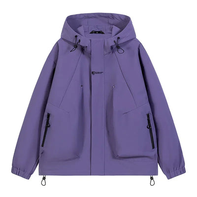 New Waterproof Hiking Jacket Women Windproof Sports Coat Hooded Windbreaker Jackets Men Outdoor Ride Climbing Running Jacket