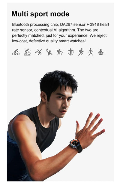 New for Oppo Watch X Men Smartwatch 32GB Extra large Memory 3D Mode MP3 MP4 Smart Watch GPS Sport Smartwatches Bluetooth calling