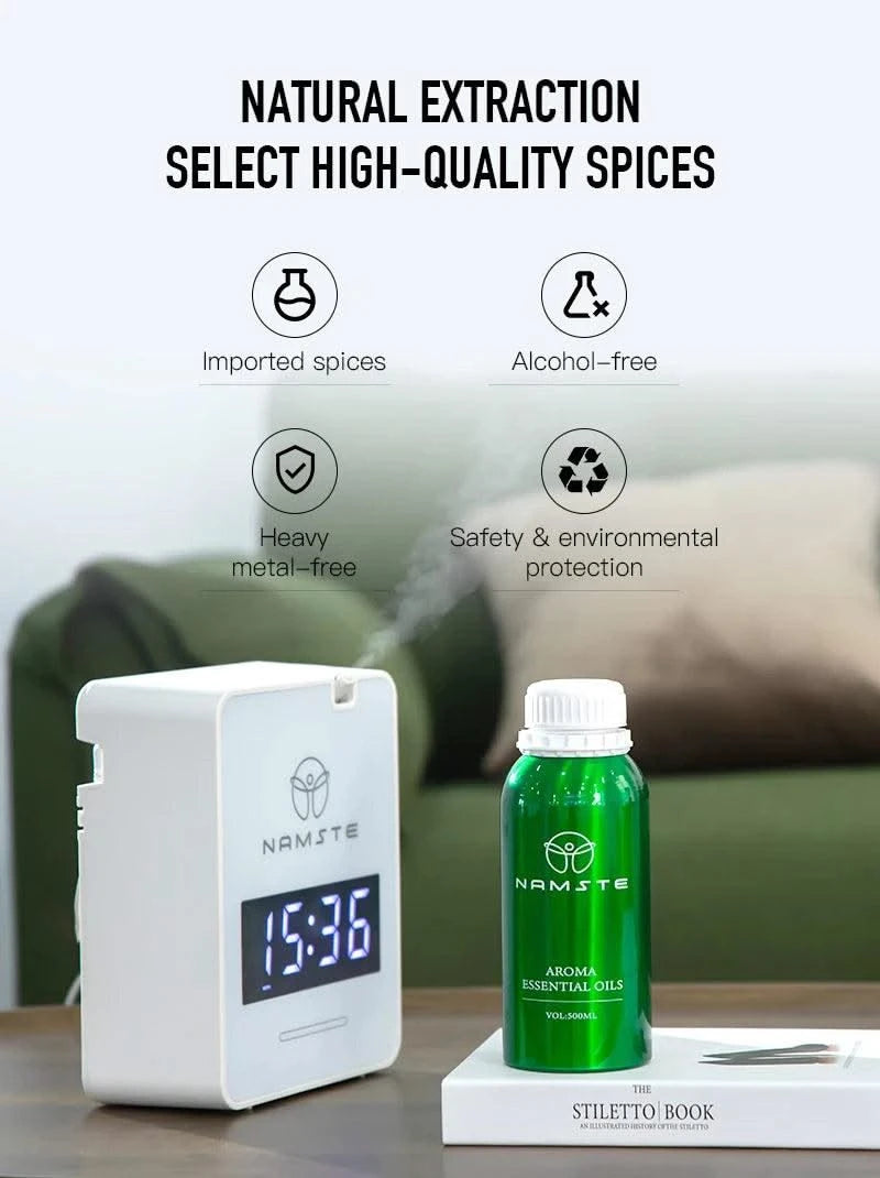 NAMSTE Luxury Perfume Oils 500ML Automatic Diffuser Essential Oils Home Air Freshener Electric Scent Diffuser Oil For Hotel Room