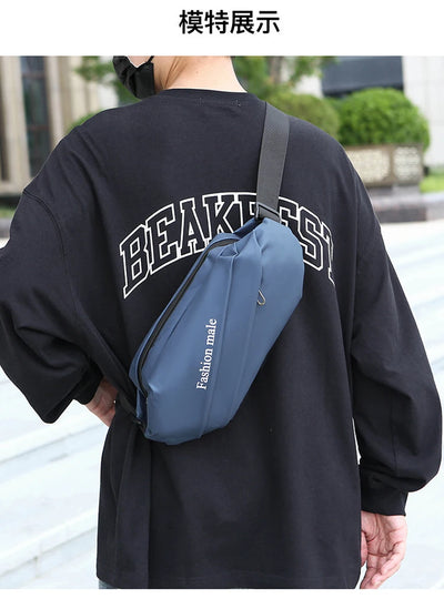 Men’s Fashion Crossbody Casual Bags Unisex Fashion Shoulder Bag Adjustable Strap Durable Daily Use Sling Bag