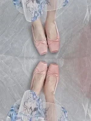 Women's Ballet Flats Shoes Autumn Strap Flat Shoes Women Pink