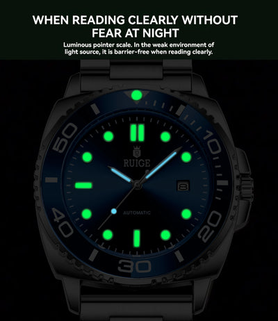 New authentic high aesthetic fully automatic mechanical watch for men, high-end brand fashion, business simplicity, niche trendy