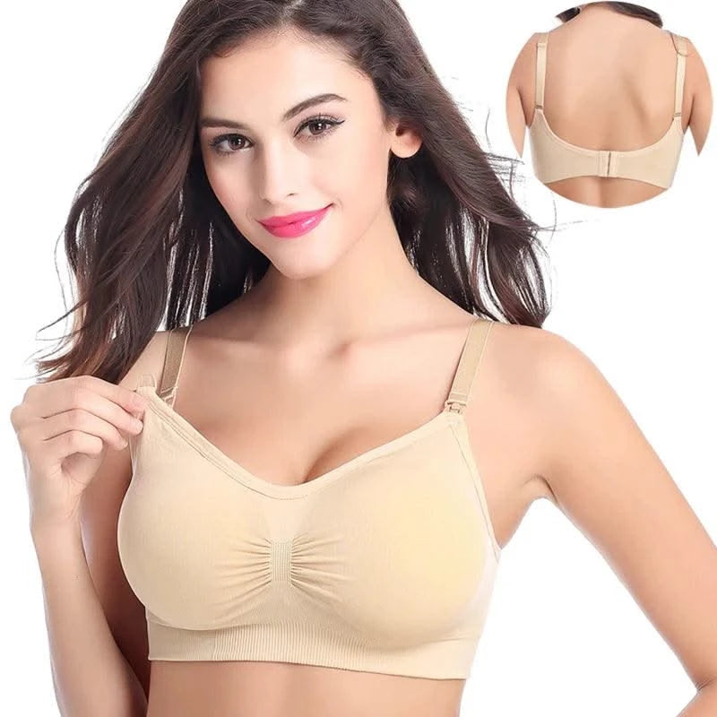 Without Bones Maternity Bras Pregnancy Clothes Prevent Sagging Breastfeeding Women Breathable Lactancia Feeding Bras Nursing Bra