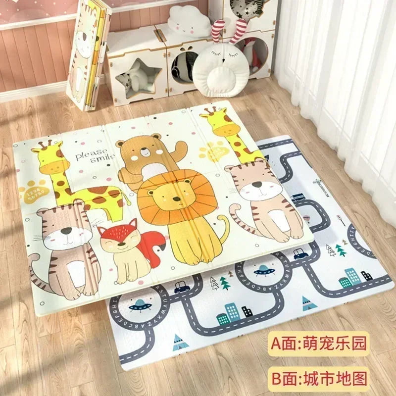 Baby Play Mats Activities Mats For Baby Game Mats Waterproof Children's Rug Kids Crawling Play Floor Carpets משטח פעילות לתינוק