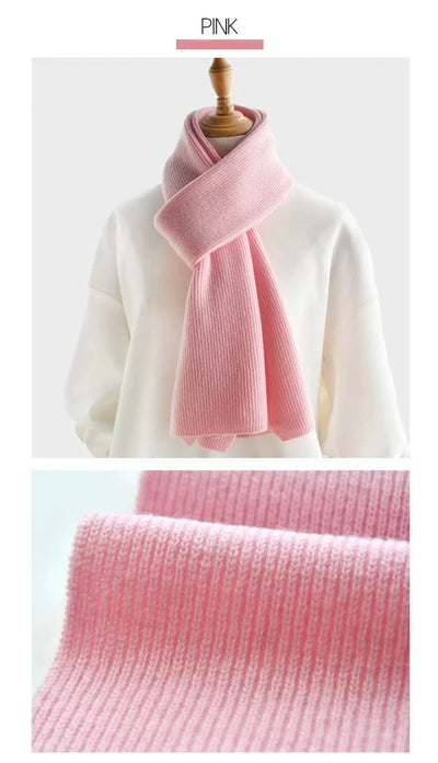 cashmere knitted scarves women or men kids children
