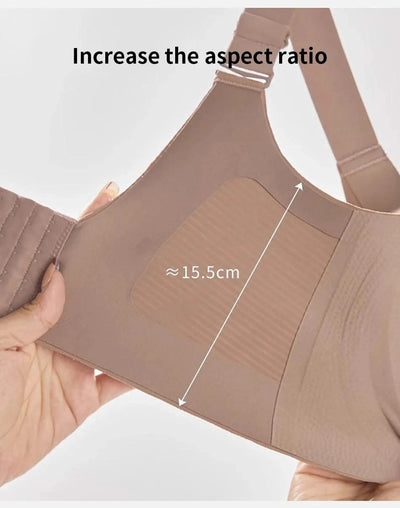 Maternity Bra Full Coverage Bralette for Large Bust Women Seamless Minimizer Bra with Wide Band Anti-Slip Adjustable Straps