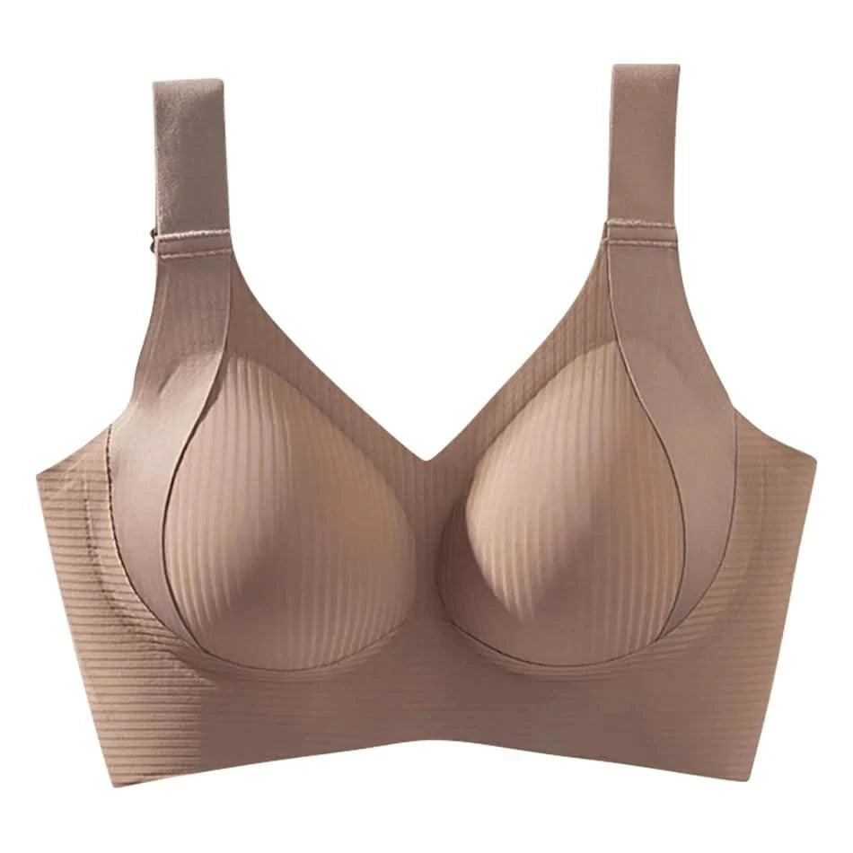 Maternity Bra Full Coverage Bralette for Large Bust Women Seamless Minimizer Bra with Wide Band Anti-Slip Adjustable Straps