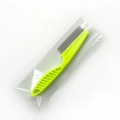 Pet Hair Shedding Comb Stainless Steel Flea Comb for Cat Dog Pet Comfort Flea Hair Grooming Comb Dog Brush Grooming Tools