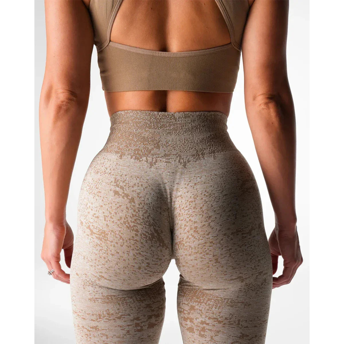 Women Yoga Leggings Hips Lifting Gym  Seamless Sport Pants High Waist Fitness Leggings Bubble Butt Workout Digital Seamless