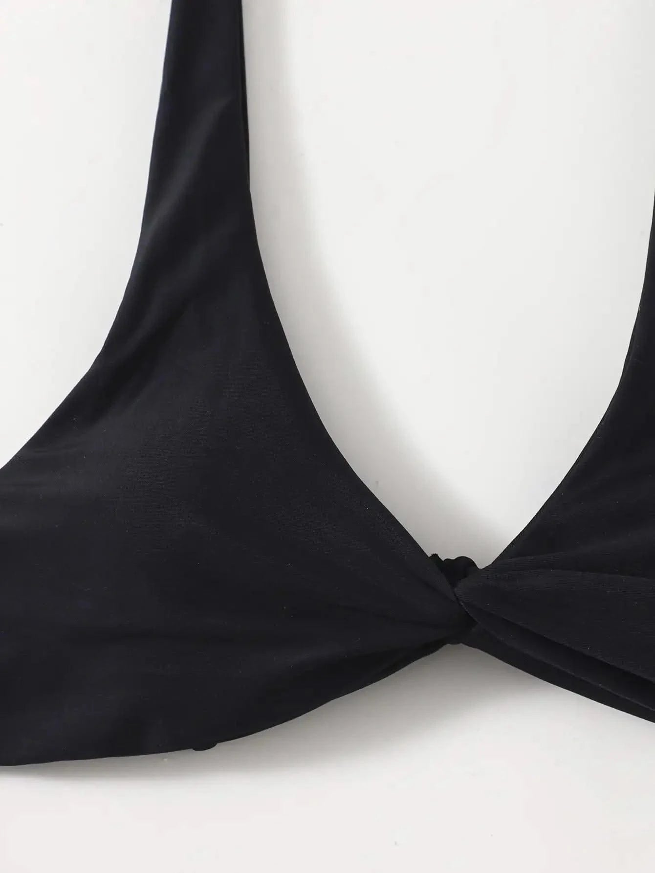 OIINAA Bathing Suit Women Solid Sexy Swimsuit Bow Tie Drawstring Lace Up Summer Bikini Set Two-pieces Beachwear Thong Biquinis