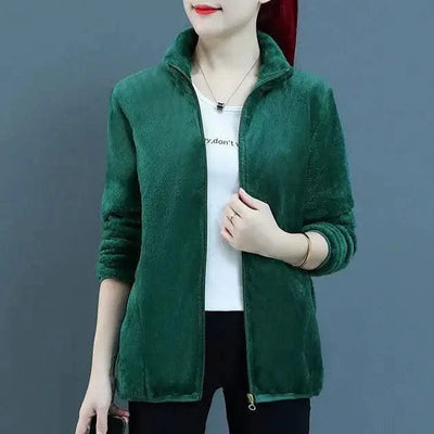 Fleeced Short Coats for Women  High Quality Casual