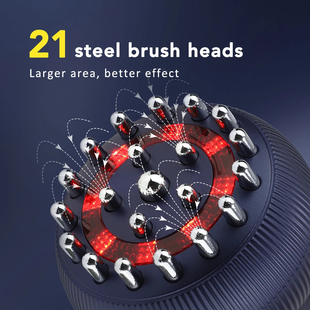 Wireless Guasha Massager Body Shaping Heating Meridian Scraping Brush Lymphatic Drainage Machine Fat Burner Rechargeable