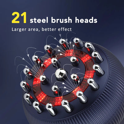 Wireless Guasha Massager Body Shaping Heating Meridian Scraping Brush Lymphatic Drainage Machine Fat Burner Rechargeable
