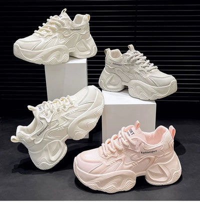 Athletic Sports Shoes for Women Mesh Breathable Casual Sneakers Woman Footwear Designer Luxury Y2k Fashion Deals Walking Stylish