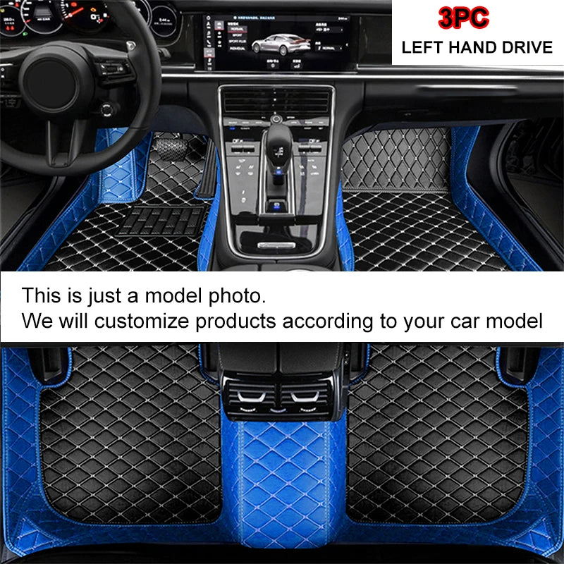 Car Mats For SEAT Alhambra MK2 7N VW VW Sharan 2011~2020 Pad Carpets Set Leather Mat Auto Floor Rugs Car Accessories
