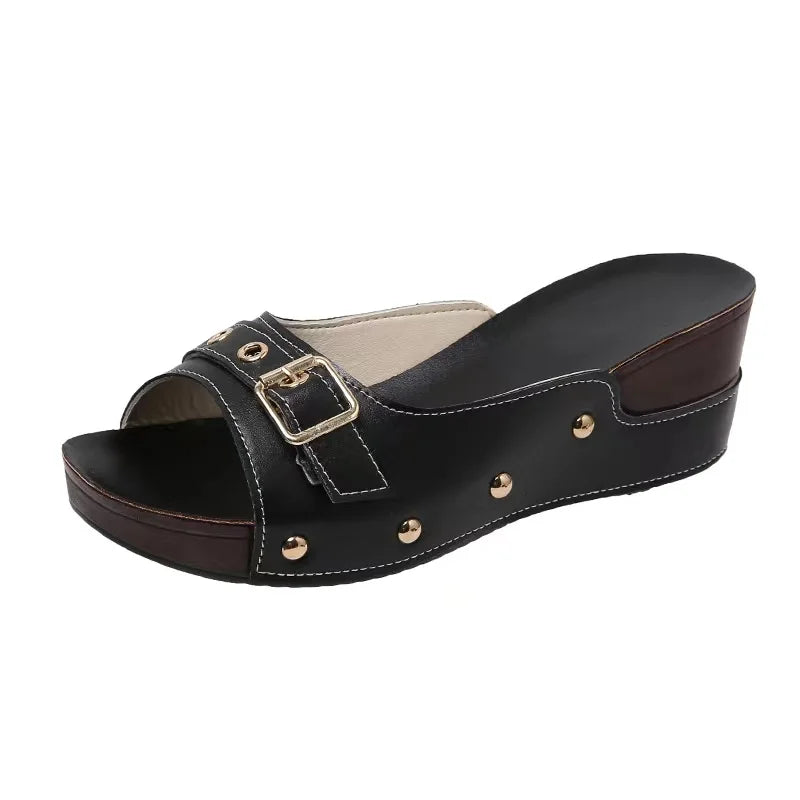 Women Sandals 2023 Fashion Wedges Shoes For Women Slippers Summer Shoes With Heels Sandals Flip Flops Women Beach Casual Shoes