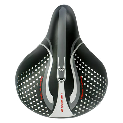 Extra Wide Bike Seat Saddles Comfort Electric Bike Suspension Shock Absorbing MTB Bike Seat Suspension Road Cycling Cushion Pad