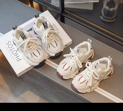 Shoes for Children Sneakers New Sports Kids Mesh Anti-slippery Sneakers Girls Vulcanized Girl Run Outdoor Training Shoes