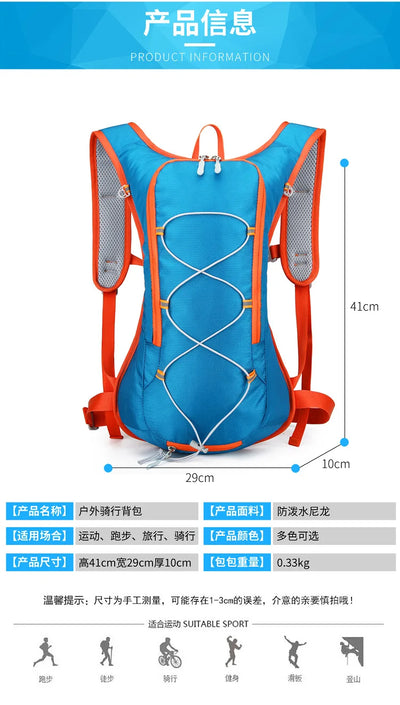 New Cycling Backpack Mountaineering Bag Cross-border Outdoor Waterproof Bicycle Hiking Backpack Wholesale