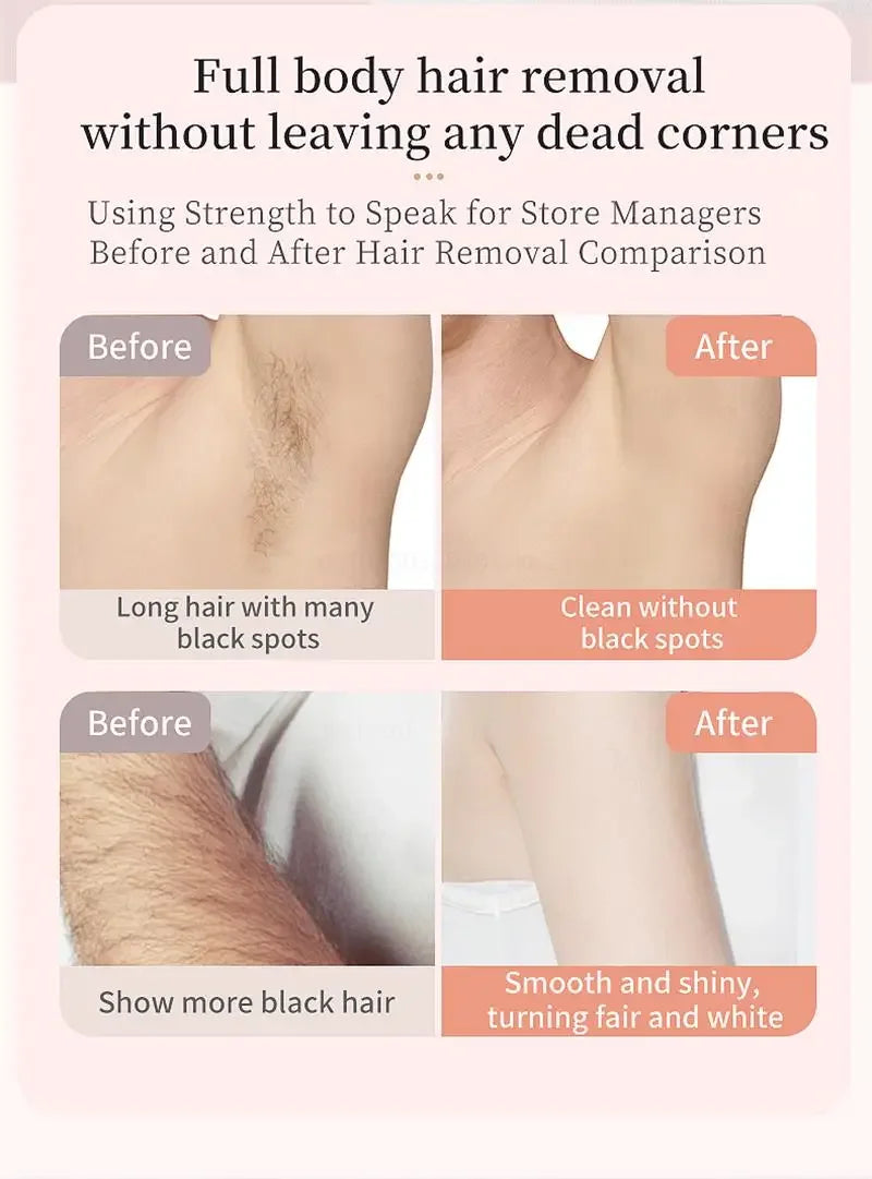 Women Epilator Dual Head Facial Electric Razor Body Shaver for Shaving Bikini Trimmer Area Leg Waterproof Female Hair Removal