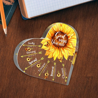 Religious Gifts for Women Christian, Inspirational Gifts with Bible Verse Plaque, Sunflower Christian Home Desk Decor Ornaments
