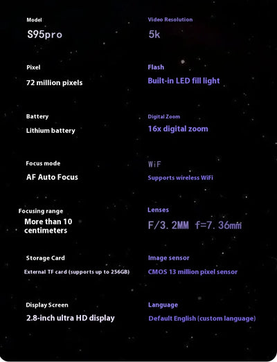 High Definition Digital Camera For Students Campus Photography Vintage Ccd Professional Photography Consumer Electronics