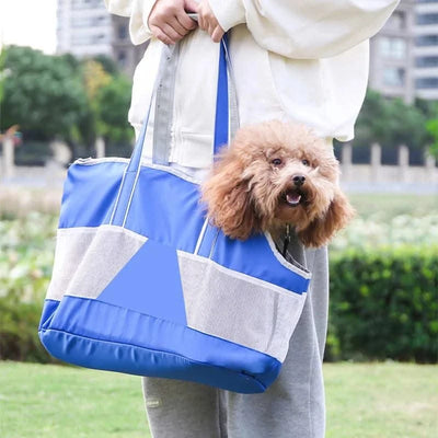 Small Dog Accessories Single-shoulder Portable Bag Pet Carrying Handbag Cat  Tote Travel Foldable Mesh Carriers Tote Car Cover