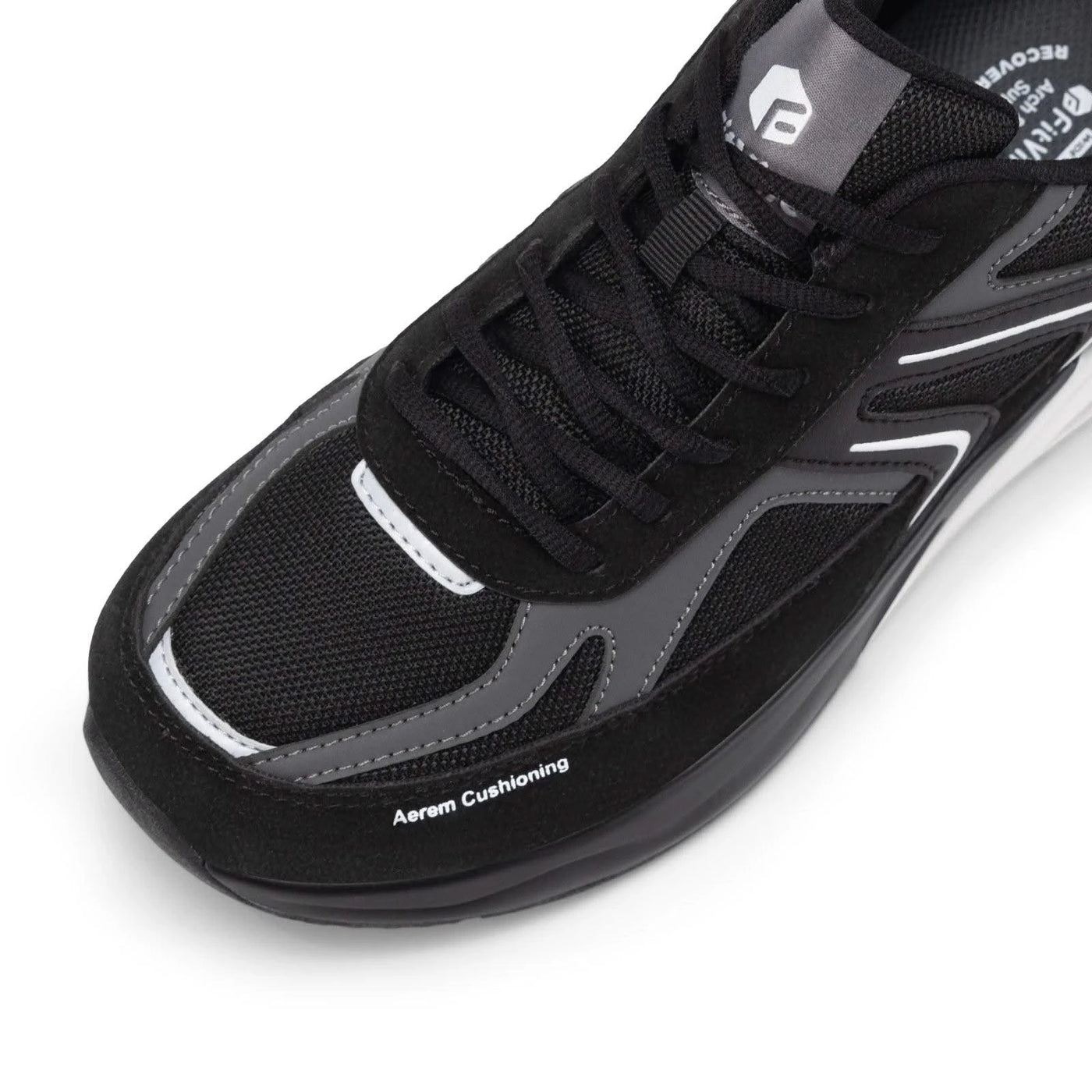 Fitville Extra Wide Walking Shoes for Men Wide Cushioned Sports Shoes For Swollen Feet Flat Feet Arch Fit Relieve Heel Pain