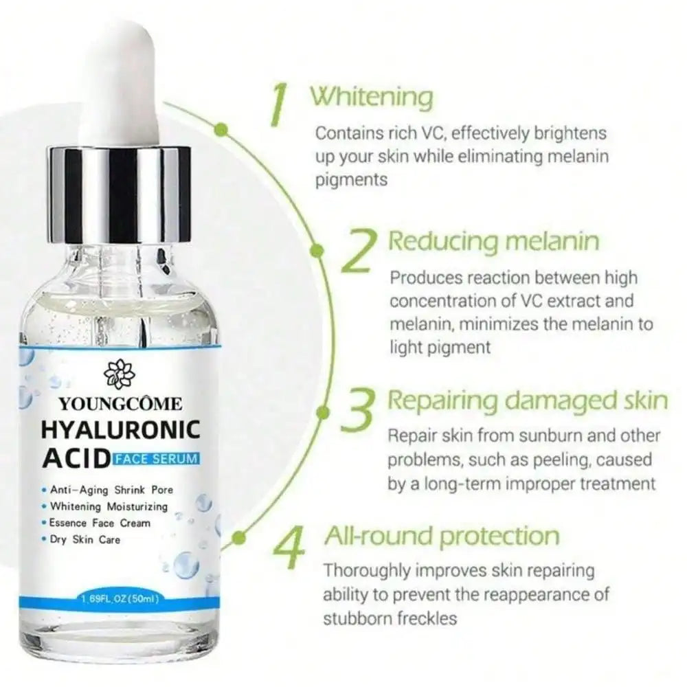 30ml/50ml Hyaluronic Acid Facial Essence Deep Repair Moisturizing Facial Skin Anti-aging Essence Korean Skin Care Products