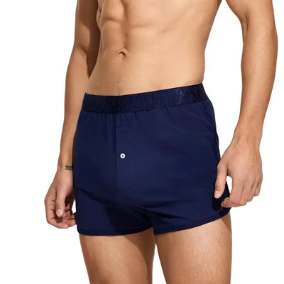 2024 Men's Cotton Jersey Boxer Short Loungewear Underwear Loose Fit Underpants Sleepwear Shorts Boxers for Men