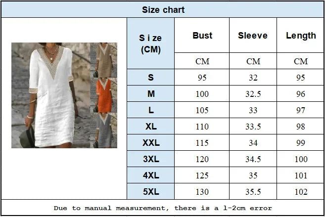 Women's Casual Midi Dresses 2025 Spring/summer Lace Cotton Linen White Dress Robes Vestido Branco Vestidos Vestidos De Mujer