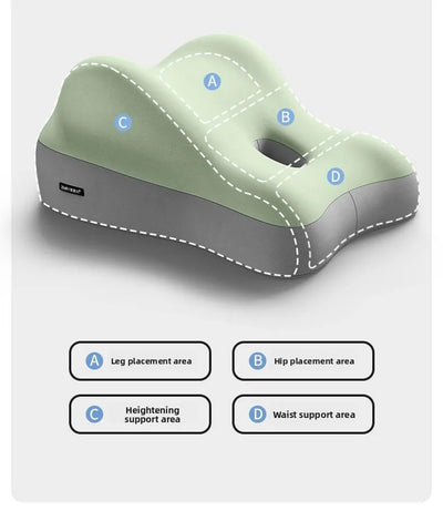 Bedhead Sleeping God Sofa Cushion Bed Hip Lifting Multi functional Pillow Butt Cushion Thickened Half Lying Backrest