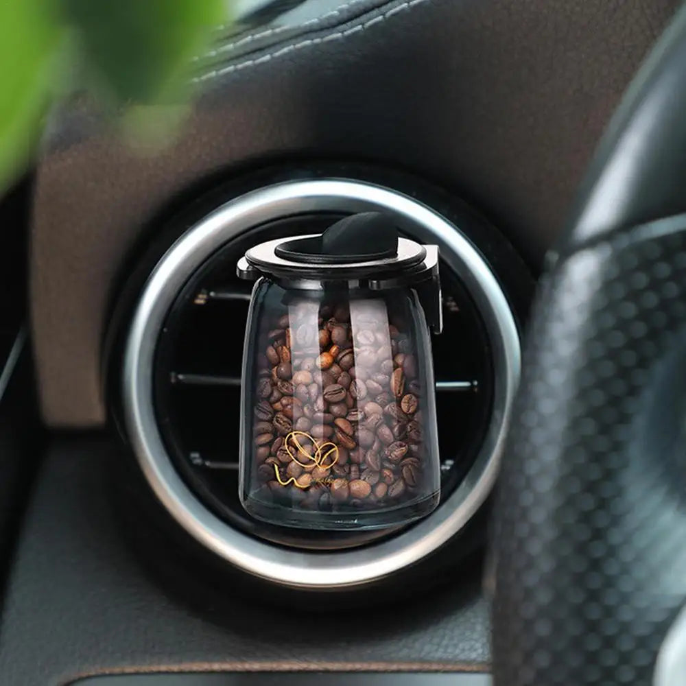 Car Air Diffusers Solid Coffee Mellow auto Aromatherapy Fragrance Diffuser Decorative Air Vent Clip Easy Installation