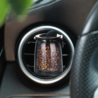Car Air Diffusers Solid Coffee Mellow auto Aromatherapy Fragrance Diffuser Decorative Air Vent Clip Easy Installation
