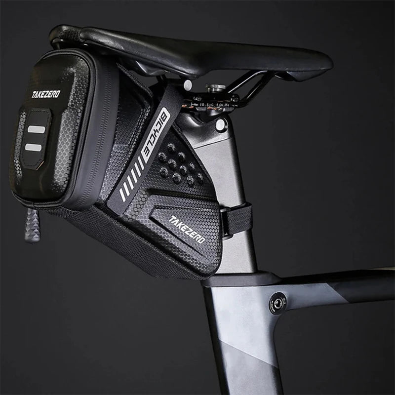 Fashion Waterproof Bicycle Saddle Bag Road Bike Saddlebags Reflective Striped Bicycle Tool Holder Bag MTB Accessories Tools