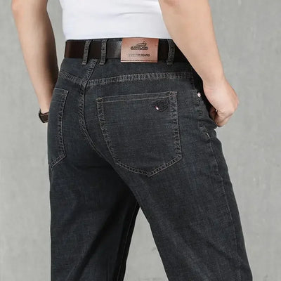Jeans for Men Work Wear Male Cowboy Pants 2024 Fashion Trousers High Quality Original Classic Straight with Pockets New in Baggy