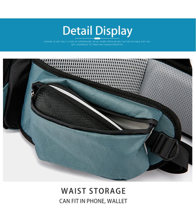 30L Hiking Backpack Daily Travel Wear-Resistant Waterproof Professional Climbing Large Capacity Roll-Up Shoulder Bag 2025 New
