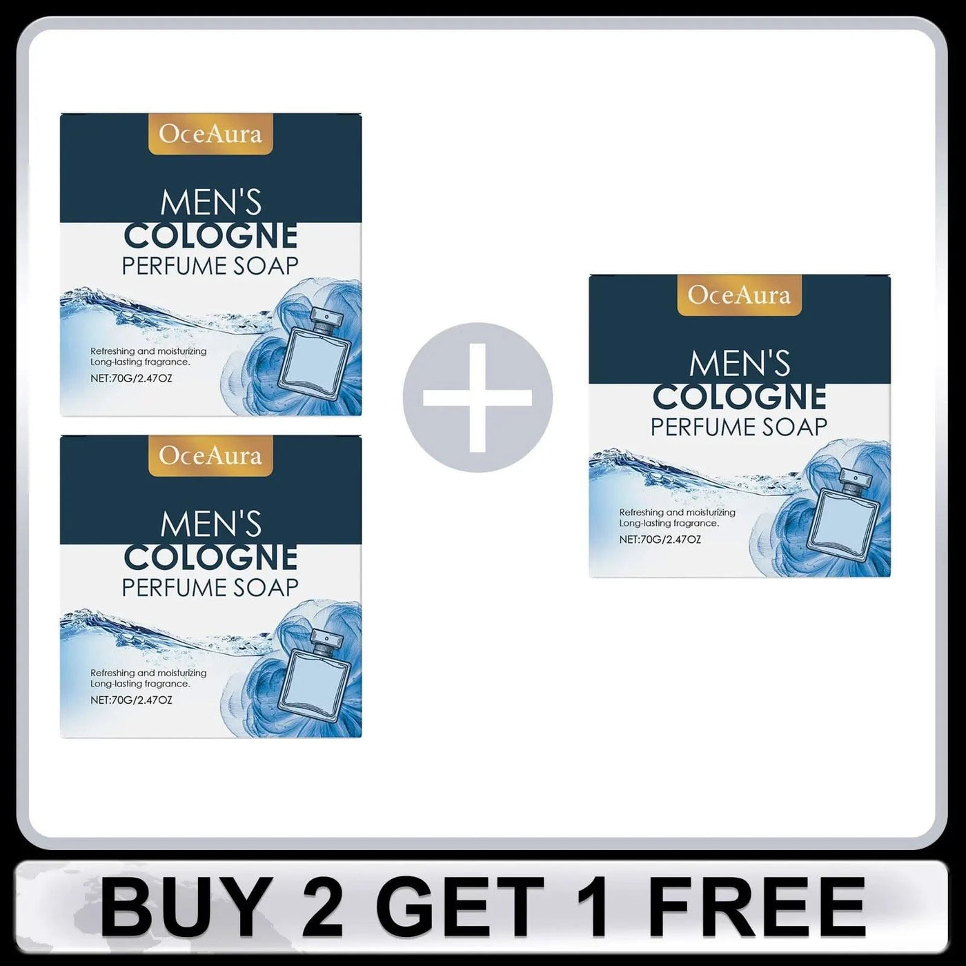 Bath Soap for Men Long Lasting Fragrance Even Skin Tone Oil Control Deep Cleansing Pores Shrinking Eliminate Odor Exfoliate Soap