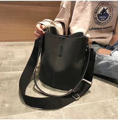Designer Handbags Ladies Bucket Bag PU Leather Shoulder Large Capacity Crossbody Bags for Women High Quality New Tote Bag