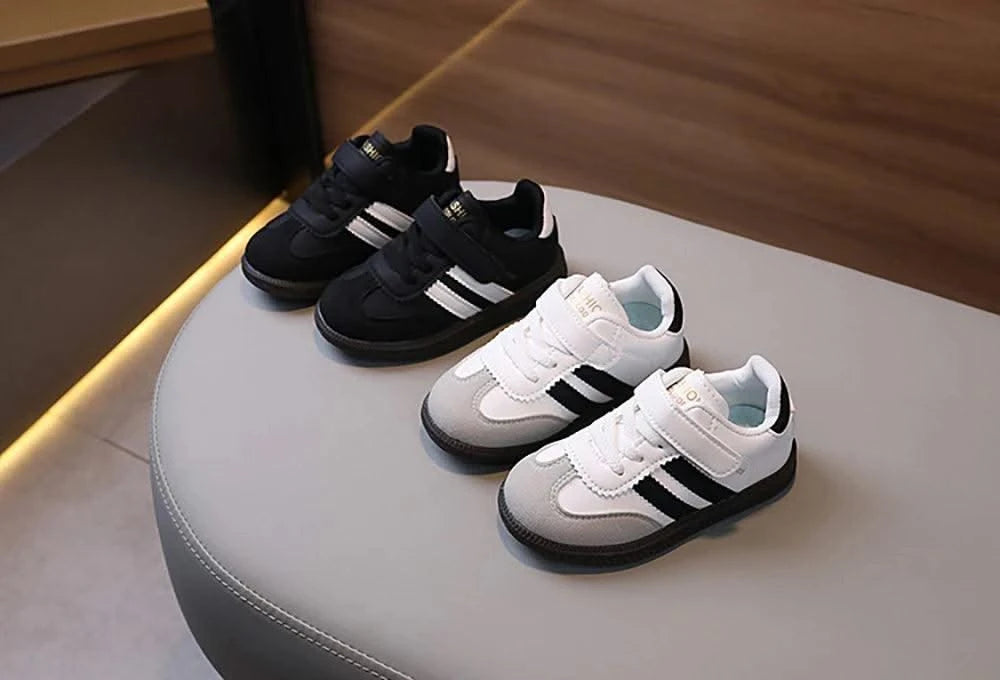 Spring Sport Shoes For Children PU Leather Ergonomics Kids Sneakers Soft-soled Children's Sneakers Boy's Girl's Tennis Shoes