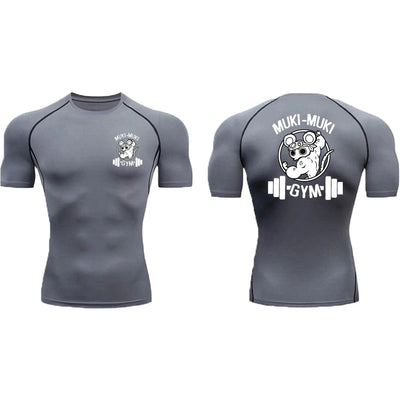 Athletic Compression Shirts For Men Gym Sports Rash Guards Workout Fitness Base Layer Undershirts Quick Dry Tees Tshirt Tops