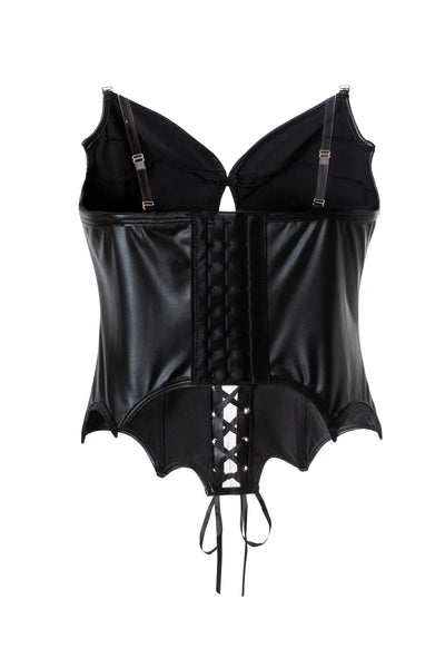 Women Strapless Bodice Tight Corset Sexy Vest Ladies Personality Streetwear Steampunk Style Black Backless Slim-fit Tops